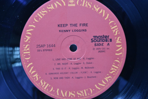 Kenny Roggins [케니 로긴스] - Keep The Fire ㅡ 중고 수입 오리지널 아날로그 LP