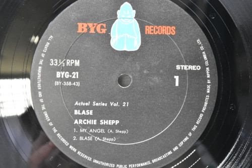 Archie Shepp [아치 쉐프] - Blase - 중고 수입 오리지널 아날로그 LP