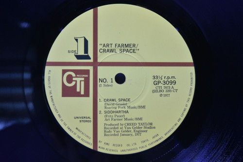 Art Farmer [아트 파머] ‎- Crawl Space - 중고 수입 오리지널 아날로그 LP