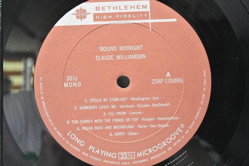 The Claude Williamson Trio [클로드 윌리암슨] ‎- &#039;Round Midnight - 중고 수입 오리지널 아날로그 LP