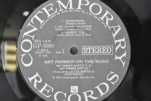 Art Farmer [아트 파머] ‎- On The Road - 중고 수입 오리지널 아날로그 LP