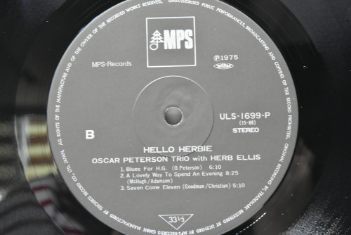 The Oscar Peterson Trio  With Herb Ellis [오스카 피터슨, 허브 앨리스] ‎- Hello Herbie - 중고 수입 오리지널 아날로그 LP