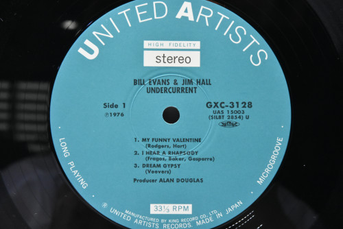 Bill Evans / Jim Hall [빌 에반스, 짐 홀] - Undercurrent - 중고 수입 오리지널 아날로그 LP