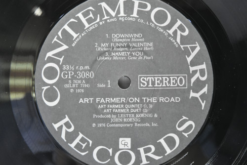 Art Farmer [아트 파머] ‎- On The Road - 중고 수입 오리지널 아날로그 LP