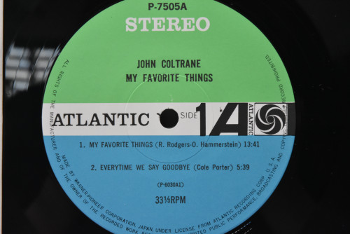 John Coltrane [존 콜트레인] ‎-  My Favorite Things - 중고 수입 오리지널 아날로그 LP