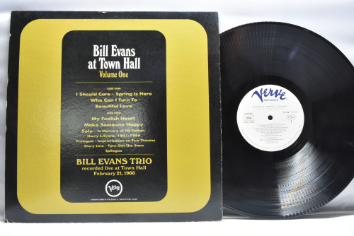 Bill Evans Trio [빌 에반스] ‎- At Town Hall, Volume One (PROMO) - 중고 수입 오리지널 아날로그 LP