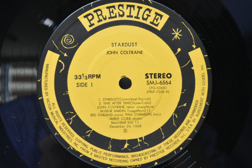 John Coltrane [존 콜트레인] ‎- Stardust - 중고 수입 오리지널 아날로그 LP