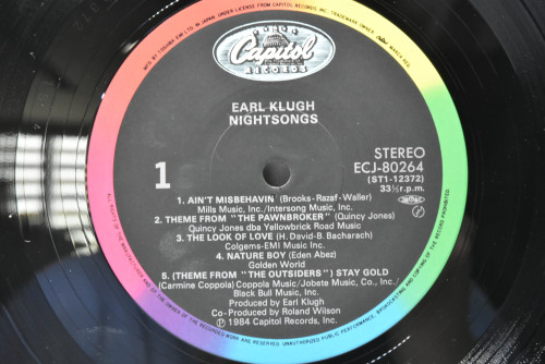 Earl Klugh [얼 클루] - Nightsongs - 중고 수입 오리지널 아날로그 LP