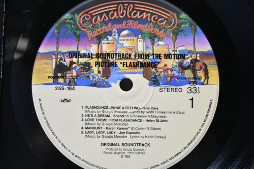 Various - Flashdance (Original Motion Picture Sound Track) ㅡ 중고 수입 오리지널 아날로그 LP