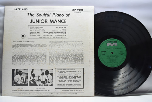 Junior Mance [주니어 맨스] ‎- The Soulful Piano Of Junior Mance - 중고 수입 오리지널 아날로그 LP