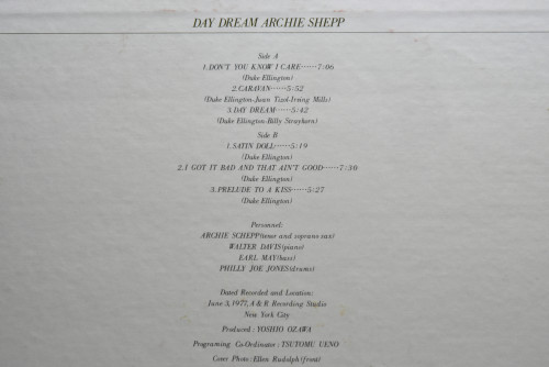 Archie Shepp [아치 쉐프] ‎- Day Dream - 중고 수입 오리지널 아날로그 LP