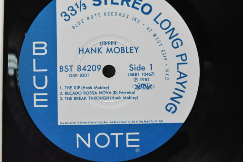 Hank Mobley [행크 모블리] ‎- Dippin&#039; (KING) - 중고 수입 오리지널 아날로그 LP