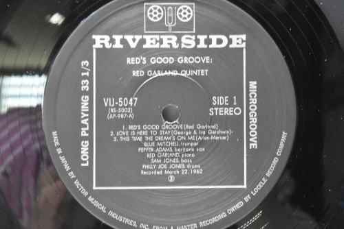 Red Garland Quintet [레드 갈란드] ‎- Red&#039;s Good Groove - 중고 수입 오리지널 아날로그 LP