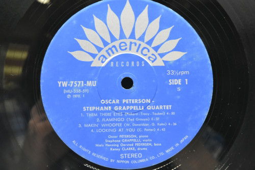 Oscar Peterson / Stephane Grappelli [오스카 피터슨, 스테판 그라펠리] ‎- Oscar Peterson / Stephane Grappelli Quartet - 중고 수입 오리지널 아날로그 LP
