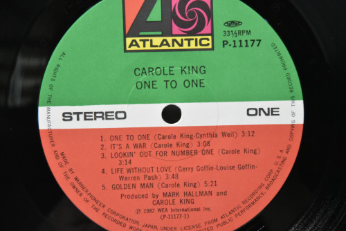Carole King [캐롤 킹] - One To One ㅡ 중고 수입 오리지널 아날로그 LP
