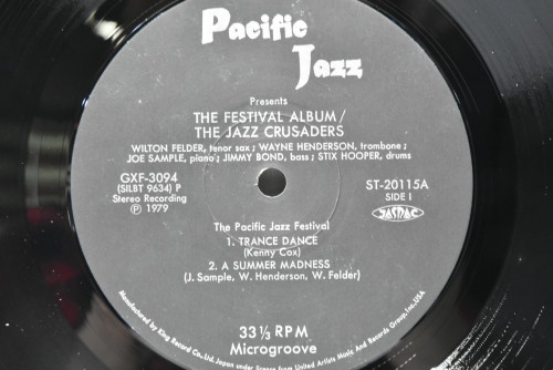 The Jazz Crusaders [재즈 크루세이더즈] ‎- The Festival Album - 중고 수입 오리지널 아날로그 LP