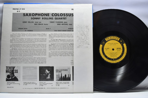 Sonny Rollins [소니 롤린스] ‎-  Saxophone Colossus - 중고 수입 오리지널 아날로그 LP