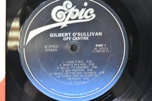 Gilbert O&#039;Sullivan [길버트 오설리반] - Off Centre ㅡ 중고 수입 오리지널 아날로그 LP