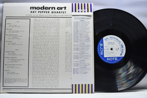 Art Pepper Quartet [아트 페퍼] ‎- Modern Art - 중고 수입 오리지널 아날로그 LP