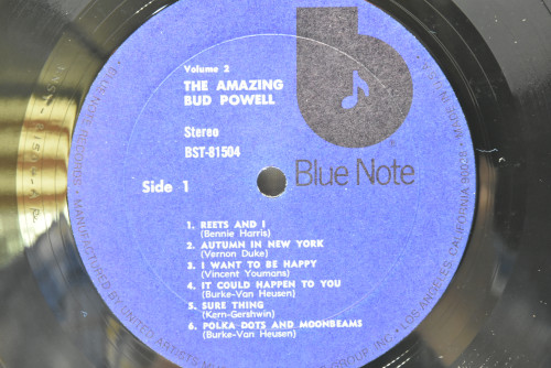 Bud Powell [버드 파웰] ‎- The Amazing Bud Powell, Volume 2 - 중고 수입 오리지널 아날로그 LP