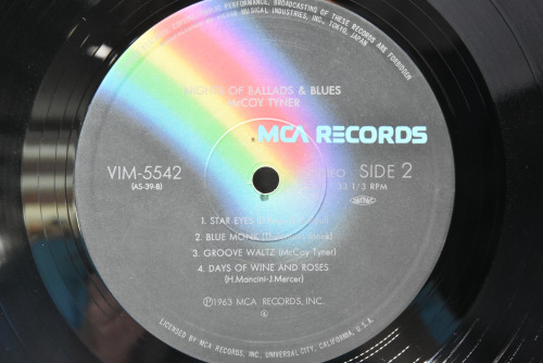 McCoy Tyner [맥코이 타이너] ‎- Nights Of Ballads &amp; Blues - 중고 수입 오리지널 아날로그 LP
