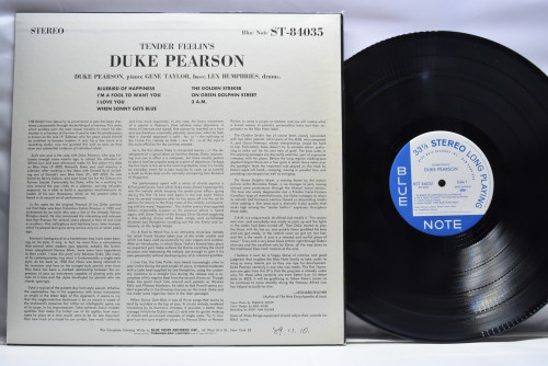 Duke Pearson [듀크 피어슨] - Tender Feelin&#039;s - 중고 수입 오리지널 아날로그 LP
