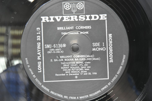 Thelonious Monk [델로니어스 몽크] - Brilliant Corners - 중고 수입 오리지널 아날로그 LP