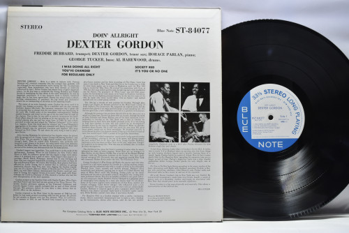 Dexter Gordon [덱스터 고든] ‎- Doin&#039; Allright - 중고 수입 오리지널 아날로그 LP