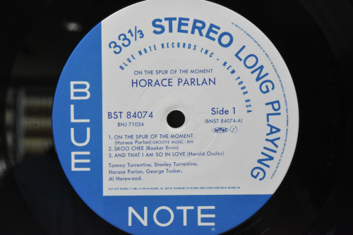 Horace Parlan Quintet [호레이스 팔란] ‎- On The Spur Of The Moment - 중고 수입 오리지널 아날로그 LP