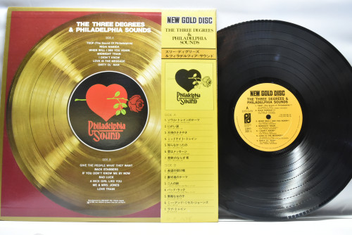 The Three Degrees &amp; The Philadelphia Sounds - The Three Degrees &amp; The Philadelphia Sounds ㅡ 중고 수입 오리지널 아날로그 LP
