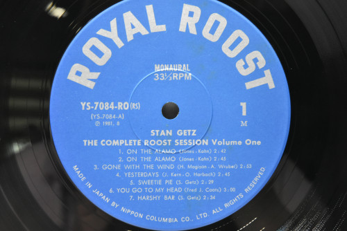 Stan Getz [스탄 게츠] ‎- The Complete Roost Session Vol.1  - 중고 수입 오리지널 아날로그 LP