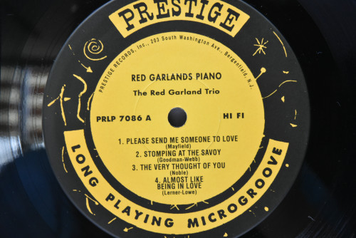 The Red Garland Trio With Paul Chambers And Art Taylor [레드 갈란드 ,폴 쳄버스 ,아트 테일러] - Red Garland&#039;s Piano - 중고 수입 오리지널 아날로그 LP