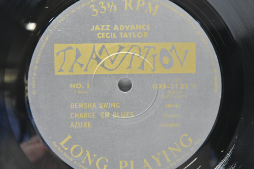 Cecil Taylor Quartet [세실 테일러] - Jazz Advance - 중고 수입 오리지널 아날로그 LP