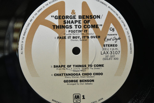 George Benson [조지 벤슨] ‎- Shape Of Things To Come - 중고 수입 오리지널 아날로그 LP