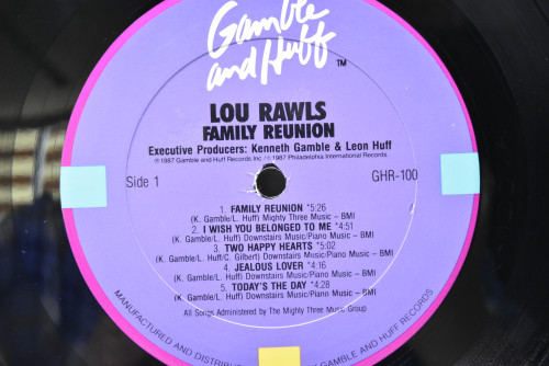 Lou Rawls [루 롤스] - Family Reunion ㅡ 중고 수입 오리지널 아날로그 LP