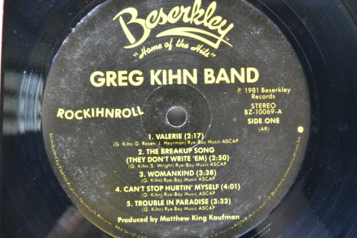 Greg Kihn Band [그렉 킨 밴드] - Rockihnroll ㅡ 중고 수입 오리지널 아날로그 LP