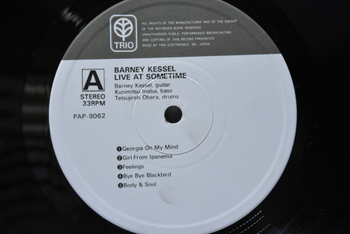 Barney Kessel [바니 케셀] ‎- Live At Sometime - 중고 수입 오리지널 아날로그 LP