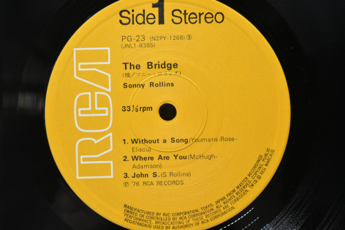 Sonny Rollins [소니 롤린스] ‎- The Bridge - 중고 수입 오리지널 아날로그 LP