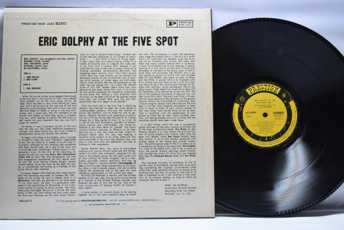 Eric Dolphy [에릭 돌피] ‎- At The Five Spot, Volume 1. - 중고 수입 오리지널 아날로그 LP
