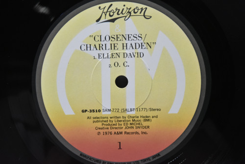 Charlie Haden [찰리 헤이든] ‎- Closeness - 중고 수입 오리지널 아날로그 LP