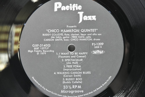 Chico Hamilton Quintet [치코 해밀턴] ‎- Chico Hamilton Quintet - 중고 수입 오리지널 아날로그 LP