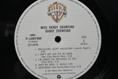 Randy Crawford [랜디 크로포드] - Miss Randy Crawford ㅡ 중고 수입 오리지널 아날로그 LP