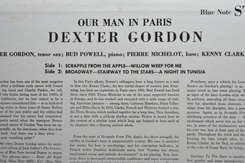 Dexter Gordon [덱스터 고든] ‎- Our Man In Paris - 중고 수입 오리지널 아날로그 LP