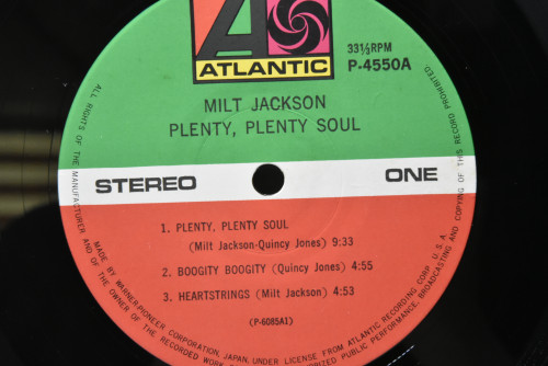 Milt Jackson [밀트 잭슨] - Plenty, Plenty Soul - 중고 수입 오리지널 아날로그 LP
