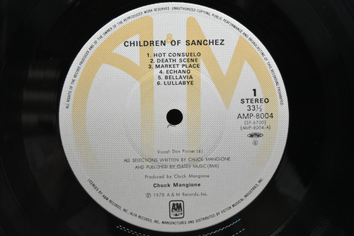 Chuck Mangione [척 맨지오니] ‎- Children Of Sanchez - 중고 수입 오리지널 아날로그 LP