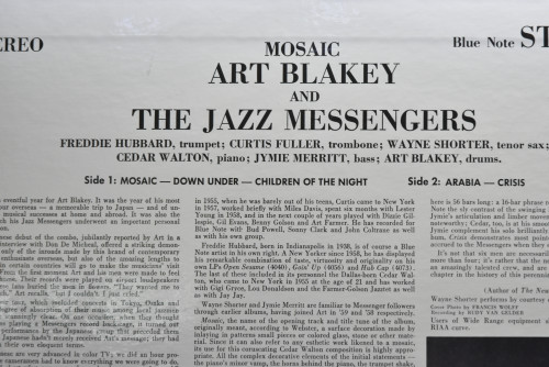 Art Blakey &amp; The Jazz Messengers [아트 블레이키, 재즈 메신저스] ‎- Mosaic - 중고 수입 오리지널 아날로그 LP