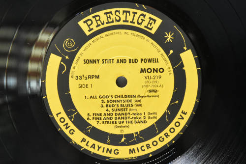 Sonny Stitt /Bud Powell /J.J. Johnson [소니 스팃, 버드 파웰, 제이제이 존슨] ‎- Sonny Stitt /Bud Powell /J.J. Johnson - 중고 수입 오리지널 아날로그 LP