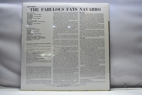 Fats Navarro [팻츠 나바로] ‎- The Fabulous Fats Navarro Volume 1 (NO OPEN) - 중고 수입 오리지널 아날로그 LP