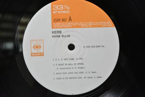 Herb Ellis [허브 앨리스] ‎- Herb - 중고 수입 오리지널 아날로그 LP