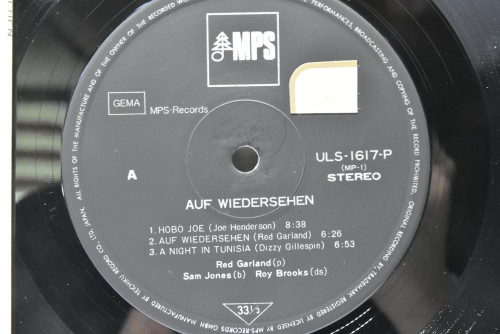 Red Garland [레드 갈란드] ‎- Auf Wiedersehen - 중고 수입 오리지널 아날로그 LP